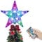 Cewuidy - Puntale USB per Albero di Natale, 21,6 cm, 10 LED, Multicolore, con Telecomando Versatile USB, Ottimo Accessorio per Decorazione Albero di Natale per Interni ed Esterni