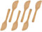 6 x Bambus-Buttermesser, Spachtel, Küchenhelfer für Sandwich, Sahne, Käse, Brot, Bäckerei, Kuchen, Marmelade, Butterspachtel, Teigtaschenfüllwerkzeug