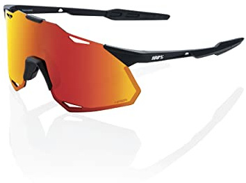 100% GAFAS HYPERCRAFT XS - Soft Tact Black - Hiper Red Multilayer Mirror Linsen, 196261016352, Einheitsgröße