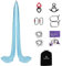 aum active Aerial Silks - Kit de columpio de yoga de 11 yardas, duradero para gimnasia en casa, yoga acrobático, volador, tela de tricot con accesorios, giratorio y guía (punto de corte de hasta 18