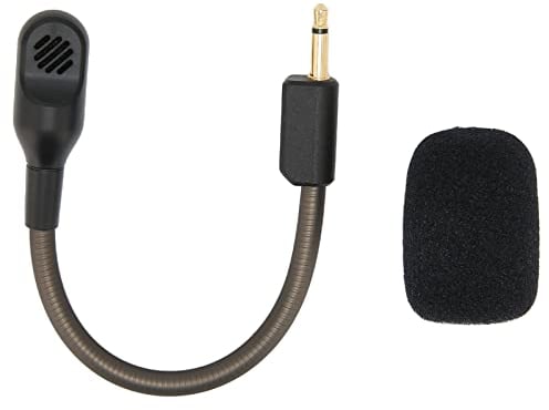 Ersatz Mikrofon für BlackShark V2/V2 Pro/V2 SE Gaming Headset, Mikrofon mit Geräusch Unterdrückung, 3,5mm Klinken Gaming Mikrofon mit Schaumstoff.