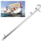 VBESTLIFE Asta Portabandiera per Barche da 40 Cm, Accessori Hardware per Aste Portabandiera per Yacht Marini con Montaggio su Guida in Acciaio Inossidabile