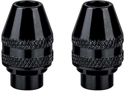Bestgle bohrfutter 2 stück 4486 schnellspannbohrfutter zubehörsatz für multifunktionswerkzeug mit dreibacken bohrfutter adapter elektrischer schnellwechsel schnellspann schnell bohrfutter