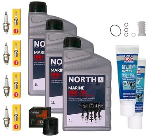 NOARD Wartungs- und Pflegeset I I Für Parsun Boot- und Außenbordmotoren I 50 & 60 PS