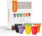 1000 Bicchierini Plastica per caffè 80cc vari colori Bar macchina caffè (Multicolor) – Ideali per uso professionale e domestico, perfetti per eventi, feste, uffici, catering e distributori automatici.