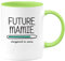 quotedazur - Mug Future Mamie 2025 Chargement En Cours - Cadeau Annonce Grand-Mère - Annonce Grossesse - Vert/Céramique