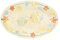 THUN, Bandeja ovalada de melamina, línea Mare da Amare, casa y cocina, idea regalo para la cocina, 52 x 30 cm