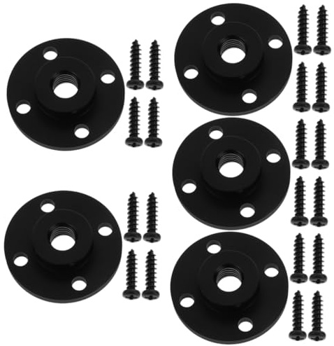 TOYANDONA 5 Stücke Mikrofon Arm Montieren Flansch 3/8 ''-16 Aluminium Legierung Stehen Für Aufnahme