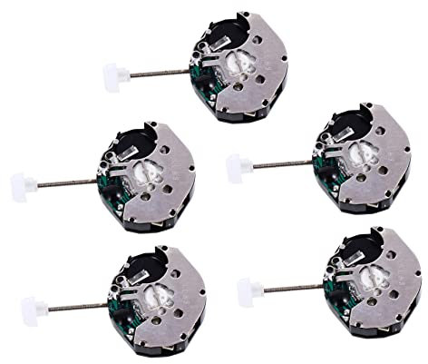 DEARMAMY 10 Pezzi Guarda Il Movimento Accessori Per Orologi Fornitura Movimento Da Polso Strumento Di Rimozione Dell'orologio Kit Di Sostituzione Della Batteria Dell'orologio Quarzo