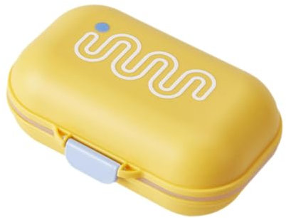 perfk Porte-Savon avec Couvercle, étui de Rangement pour Savon, Facile à Nettoyer, Porte-Savon de Voyage, pour Articles de Toilette, Voyage, Douche de, Jaune