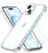 Totill Coque pour iPhone 15 avec 3 Pièces Verre Trempé Protection écran, Transparente Silicone TPU Bumper Housse Case Cover, Anti-Jaunissement, Anti-Rayures, Dos Rigide HD Clair Étui