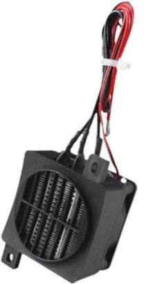 perfk PTC Electric Space Heater Electric Heater 12V Mini Space Heater Electric Heater Fan for Home Indoor Office Dorm Humidifier