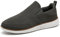 ZGPWZWL Mocasines de Hombre Planos sin Cordones Pantuflas Zapatos de Conducir Comodidad y Ligereza Transpirable Clásicos Casual de Confort Zapatos,Gris,EU41