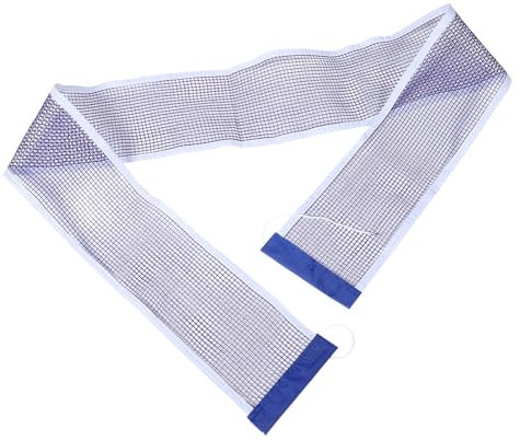 JUMPLAWN Verstellbares Tischtennisnetz Für Standard-tischplatten Professionelles Ersatznetz Für Training Und Wettkampf Robuste Dichte Maschenstruktur Indoor Outdoor Nutzung Blaues Pe