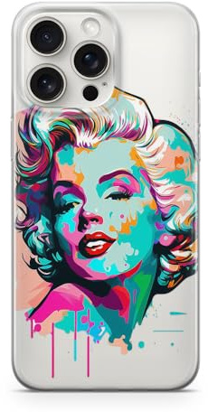 Sunny-Case Handyhülle Monroe Street Art Nr.822 Hollywood Film Movie Star Comic Schutz Bumper Hülle kompatibel mit iPhone 11 mit 2X Display Glas Folie 9H