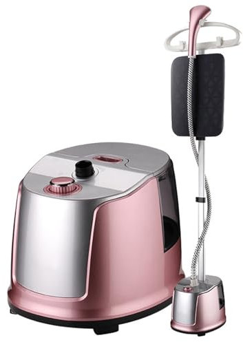 VERVELINK Planchas de Vapor Verticales, Plancha de Vapor Vertical Y Profesional De Alta Resistencia para Prendas Delicadas Y Telas Ligeras, Acero Inoxidable para Diferentes Telas,Rose Gold-2000W