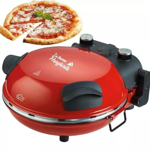 Pizza Maker Forno per pizze riscaldante diametro 40cm con Termostato 1200W