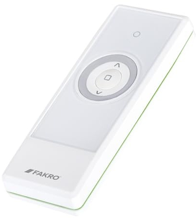 FAKRO - Fernbedienung ZRH1, Bedienung von Z-Wave Produkten, Steuerung eines einzelnen Geräts oder einer Gerätegruppe, Kompatibilität mit intelligenten Heimsystemen, 48 x 125 x 16 mm, Weiss