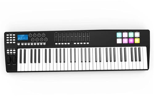 Electronic Piano Instruments Electronic Piano Portable 61 Key MIDI Keyboard Controller With USB Cable