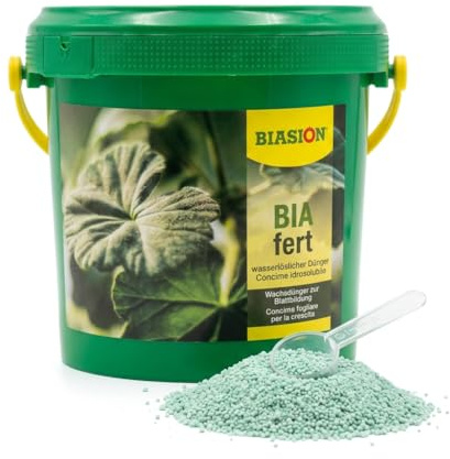 BIASION® BIAfert - concime idrosolubile NPK 14-12-14 - Fertilizzante per piante verdi, ornamentali e da balcone - Nutrizione completa, crescita rapida e foglie più verdi