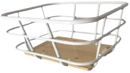 wisoolkic Robuster, leichter und tragbarer Fahrradkorb für vorne – einfach zu montieren – ideal zum Radfahren und Wandern, Keine Halterung, 36 x 32 x 20 cm