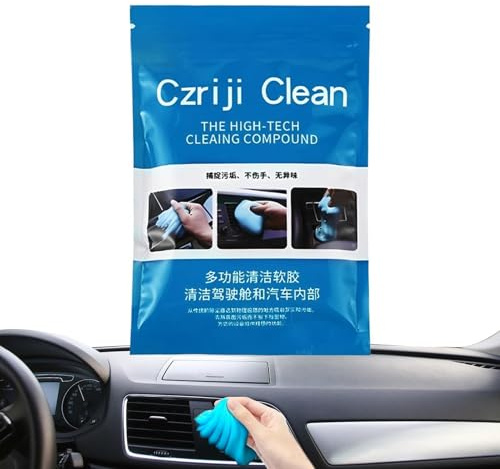 Car Putty Cleaning Gel, Reusable Sticky Gel Cleaner for Car Interior, Dashboard Dust Cleaner Putty for Air Vents, Keyboard, Gadgets, Auto Detailing Tool
