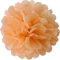 Creativery 10 Papier Pompons 35cm NEU (apricot 714) // Pompoms Bommel Kugel Seidenpapier Pom Pom Deko Hängedeko Raumdeko Blumen Pompon