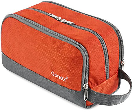 Gonex Travel Toiletry Bag for Men, Water Resistant Dopp Kit for Toiletries