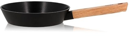 OGO LIVING - Poêle en aluminium et manche en bois 20cm - 7930238 - compatible tous feux dont induction