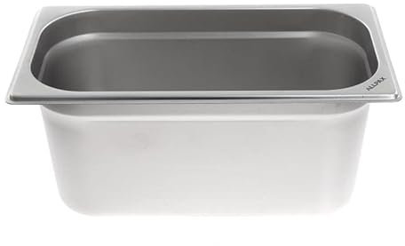 Allpax GN Behälter 1/3 Edelstahl - Höhe 150 mm - lebensmittelechter & hitzebeständiger Gastronormbehälter, zum Abtropfen oder als Gareinsatz im Chafing Dish