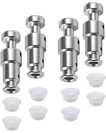 Float Valve and Gasket Set, 4pcs Instant-Pot Float Valve with 8 Sealer Gasket Pressure Cooker Replacement Parts for Duo 3, 5, 6 Qt Duo Plus 3, 6 Qt Ultra 3, 6, 8 Qt Lux 3 Qt