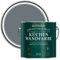 Rust-Oleum Abwaschbare Küchenwandfarbe in mattem Finish -Marinegrau 2.5L