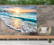 Ulticool – Meer Wellen Strand Natur - Wandteppich Poster - 200x150 cm - Gartenposter - Wandteppich groß – Dekoration Zubehörteil für Garten und Wohnzimmer