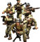 MEIEST Mini-Actionfiguren aus dem Zweiten Weltkrieg, Armee-Modell, Baustein-Spielzeug mit mehreren militärischen Waffen, Zubehör, Partygeschenk-Set für Kinder (CN Army)