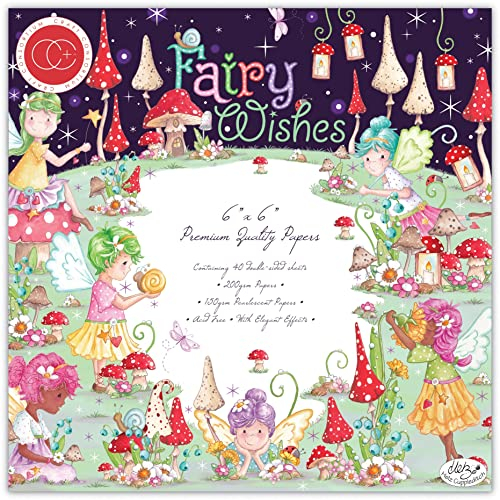 Craft Consortium Double-Sided Paper Pad 6X6 40/Pkg-Fairy Wishes