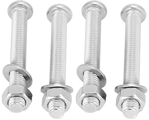 4 Pack Swimming Pool Ladder Bolts and Nuts,Stainless Steel Bolt Kit Bolts and Nuts Hardware Pool Ladder Repair Kit
