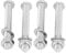 4 Pack Swimming Pool Ladder Bolts and Nuts,Stainless Steel Bolt Kit Bolts and Nuts Hardware Pool Ladder Repair Kit