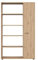 BLACK RED WHITE® Highboard Space Office | Bücherregal mit viel Stauraum | Büromöbel | Mehrzweckschrank Modern | in Braun