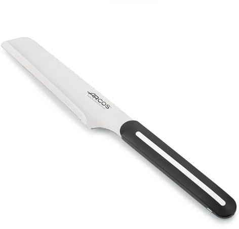 Arcos Küchenmesser Microdentado - Perfekt für Obst und Gemüse, 140 mm Klinge, Ergonomischer Griff, Modernes Design, Edelstahl NITRUM, Serie LINEA