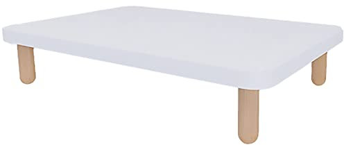 Guoyoocc Support Pc Fixe,Support D'Unité Centrale en Bois,Support D'Ordinateur De Bureau Au Sol Facile à Installer,Accessoires Meubles,Portant 25 Kg,Peut Placer Le ChâSsis,éCran D'Affichage