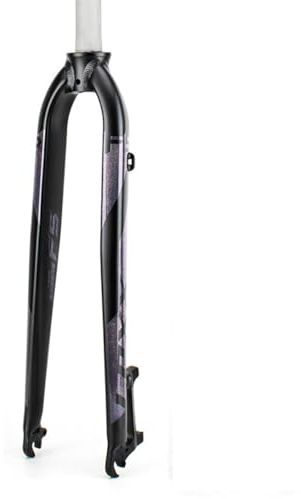 MirOdo Fahrrad-Starrgabel 1-1/8'' Gerades Rohr 26/27,5/29/700C Universal-Starrgabel Alu-Legierung Ultraleichte Scheibenbremse Schnellspanner 9 * 100-mm-Gabel Passend Für MTB-Rennräder