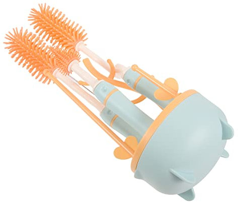 Toyvian 1ensemble Kit De Nettoyage De Biberons Avec Support De Brosse Multifonction Pour Biberons Tétines Et Accessoires De Nettoyage Pratiques