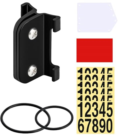 Tuxxjzm Racing Number Plate Mount | Mountain Number Holder Mount for Cycling - -Resistant Racing Number Holder for Road Bikes, City Bikes, Mountain Bikes