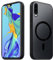 Tawarror Magnetische für Huawei P30 Hülle, Matt Transluzente Handyhülle für P30 PC Rückseite Kratzfest TPU Fallschutz Stoßfest Anti-Fingerabdruck Schutzhülle, Schwarz