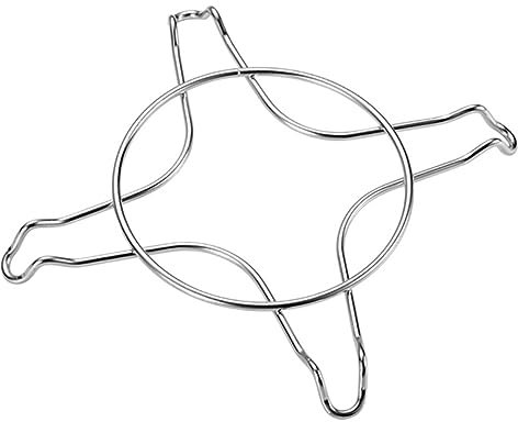 JEWEDECO 304 Stainless Steel Gas Stove Support Stand Wok Rack Milk Pot Holder Steamer Rack for Kitchen Cooking and Stove Top Use