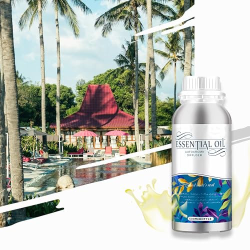 ALMA® Huile Essentielle Kempinski - Équilibre Parfait de Rose et Bois de Santal avec Notes de Jasmin et Musc - Recharge d'Aromathérapie 500 mL