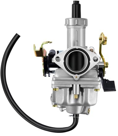 Tunejoy Vergaser 27mm für 4 Takt Motoren 100cc 125cc 150cc 200cc PZ27 Carburetor mit Manuellem Ventil für ATV Dirtbikes Pitbikes Pocketbikes Mopeds Motocross Quad