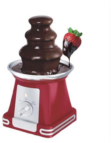 KANLVU Casa Mini 3 Strati Fontana Di Cioccolato Fai Da Te Set Fonduta Di Cioccolato Fuso Per Immergere Facilmente I Dolcetti Fonduta Cioccolato