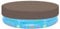 Round Dog Pool Cover, 79x12 Large Foldable Pet Bath Tub Pool Cover Waterproof Dustproof 210D Oxford Collapsible Swimming Pool Cover for Indoor Outdoor Bathing Tub, Black (4XL)(Brown)