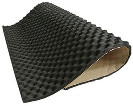 WANGBINGXING DäMmmatte Auto Motorhauben-Motor-Firewall-Wärmematte, Schalldämpfung, Lärmschutz, Isolierung, dämmender Schallschutzschaum, 100 x 50 cm, 50 x 50 cm DäMmmatte Selbstklebend(50cmx50cmx2cm)